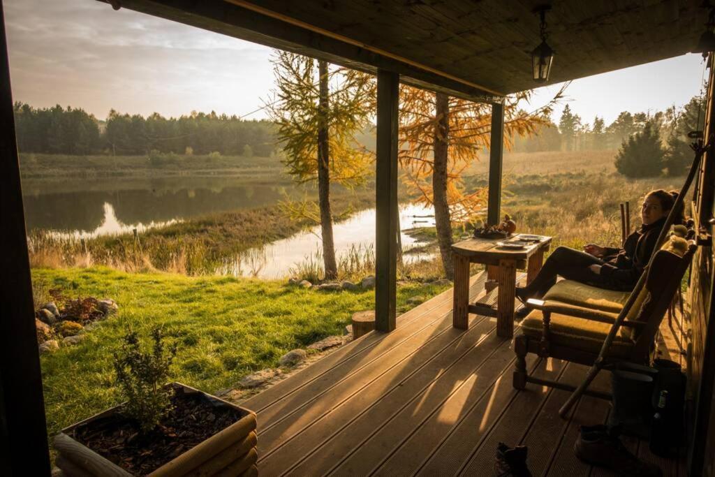 Hut In The Mid. Of Nowhere + Priv Pond+3 Ha Darzkowo Buitenkant foto